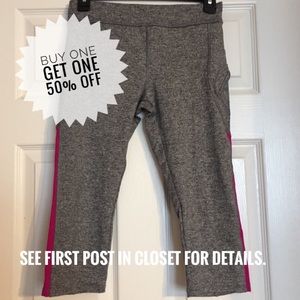 NWT Forever 21 workout exercise athletic pant grey